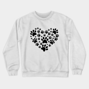 A heart of paws Crewneck Sweatshirt